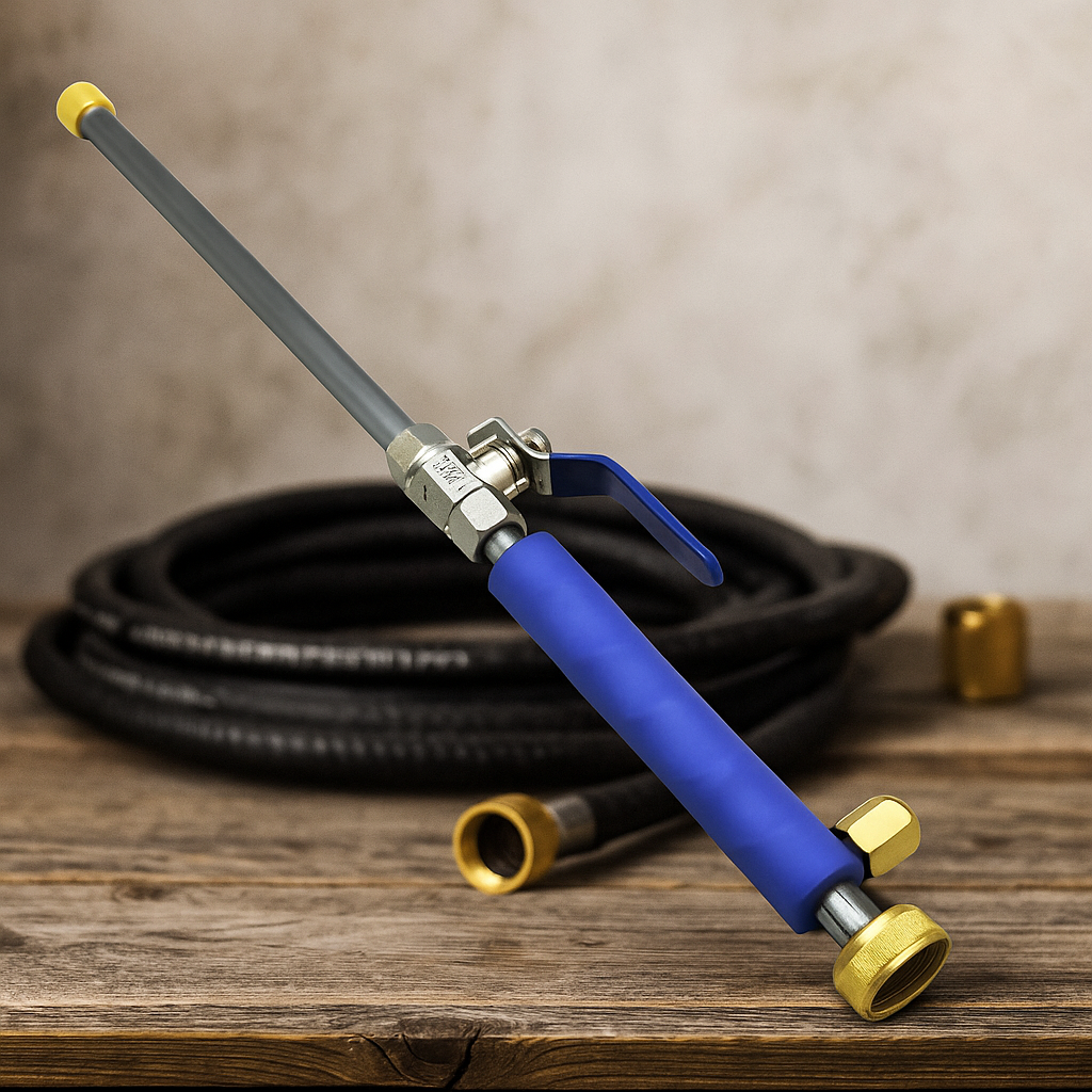 High-Pressure Hose & Nozzle